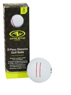 New! Athletic Works Distance Golf Balls.